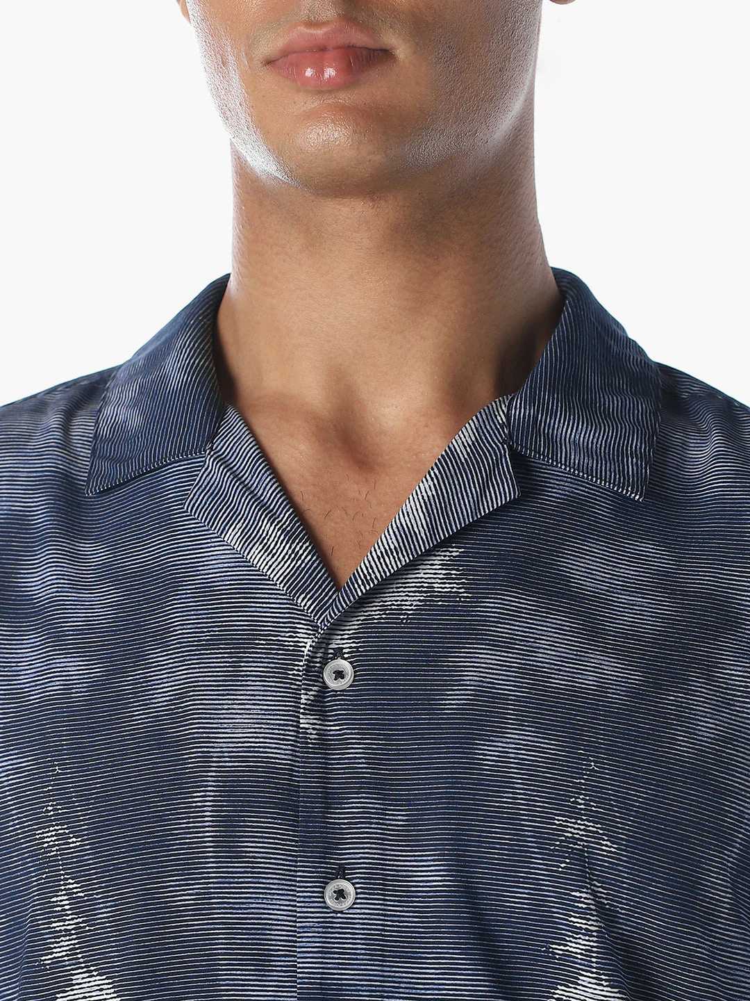 Tencel Abstract Print Shirt - Image 5