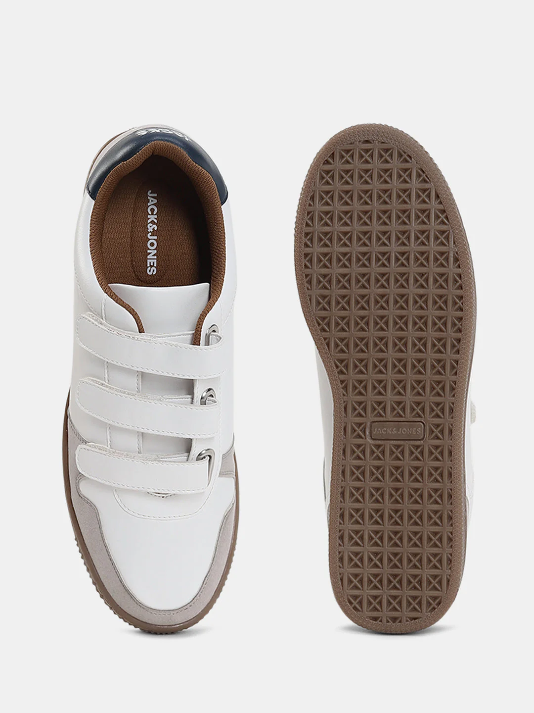 Colourblocked Velcro Strap Sneakers - Image 5