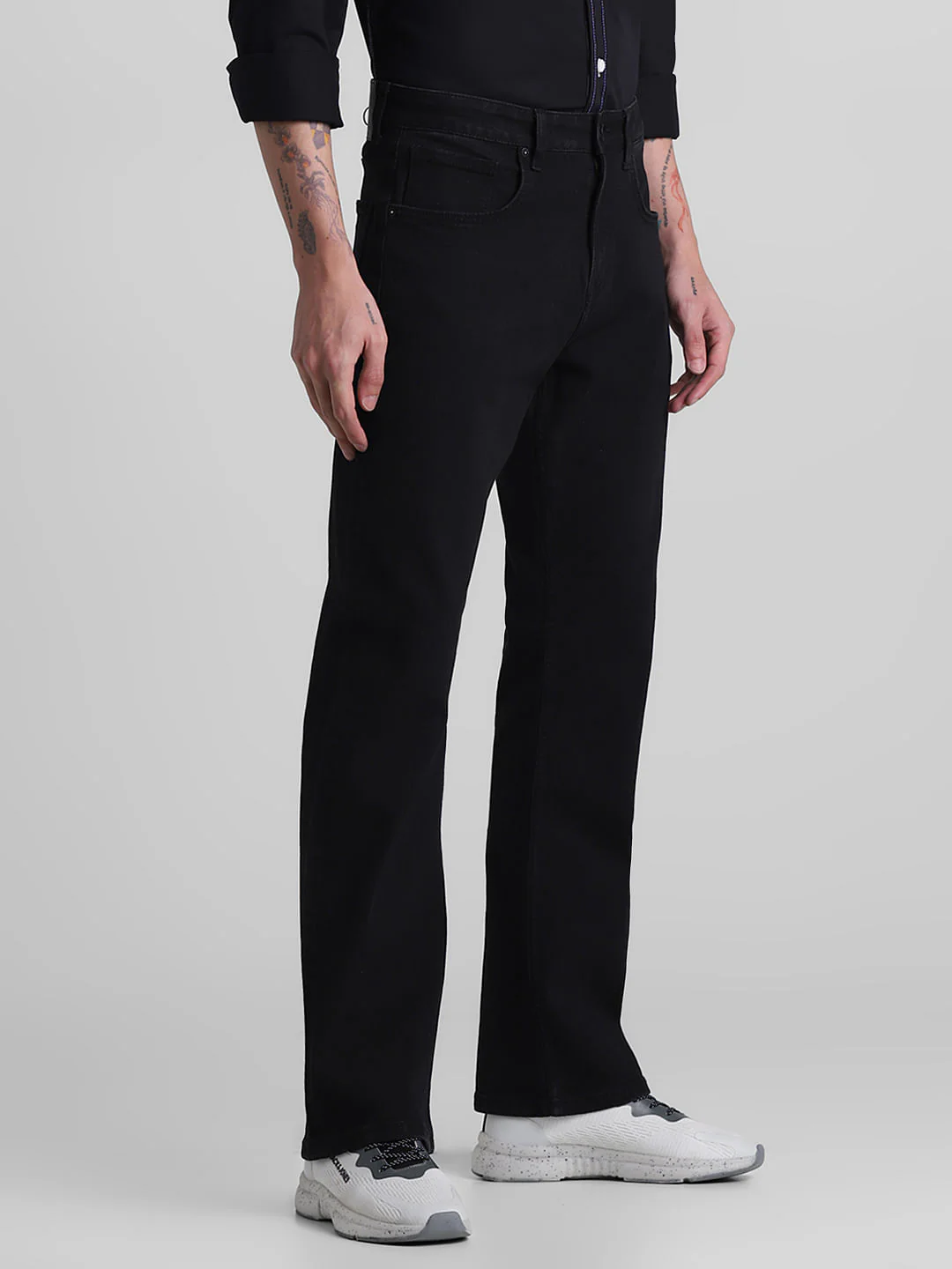 Black High Rise Ray Bootcut Jeans - Image 2